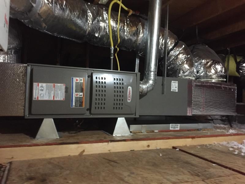 Delaware OH basement requires horizontal Tempstar Furnace