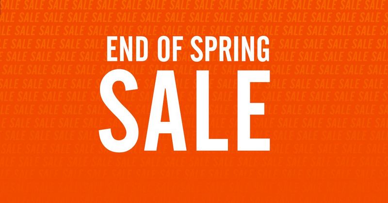 Last chance for spring time discounts
